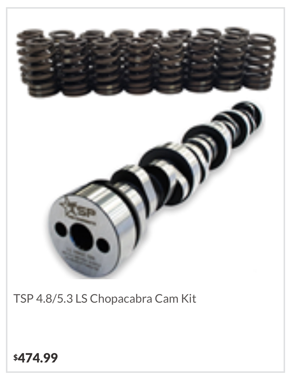 Texas Speed 4.8/5.3 Cam Kits