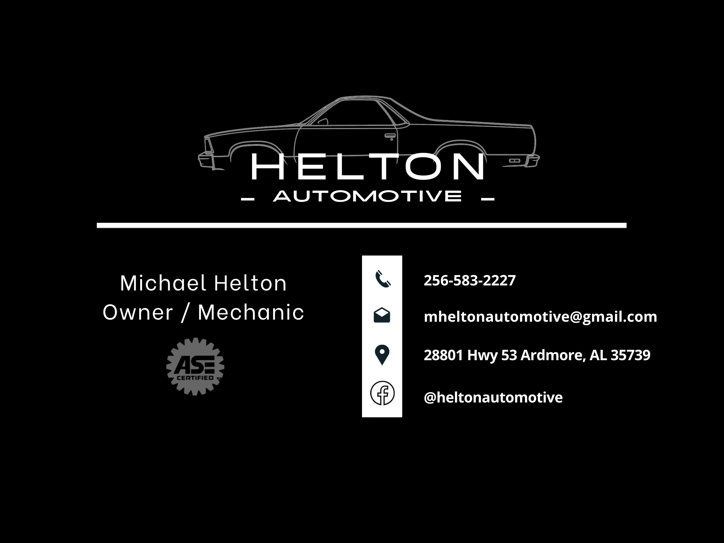 At Helton Automotive we specialize in all general repairs from brake jobs to engine and transmission repairs on all makes and models 