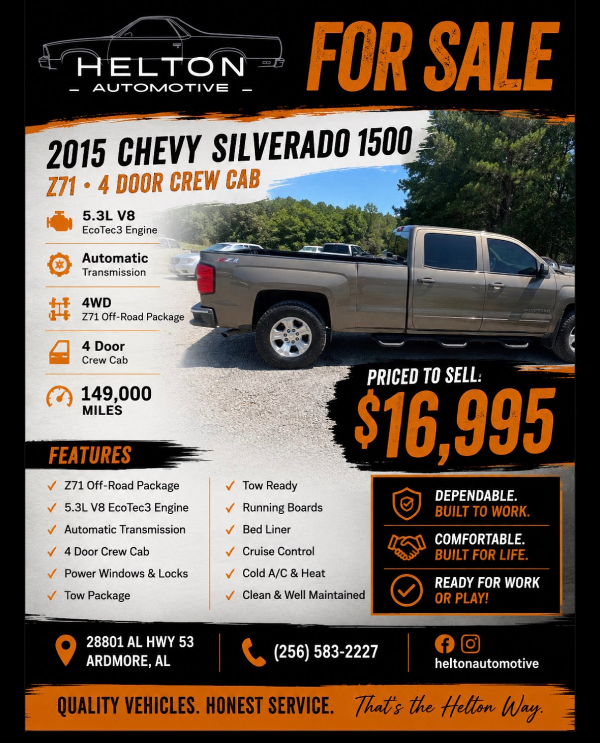 2015 Chevy Z71